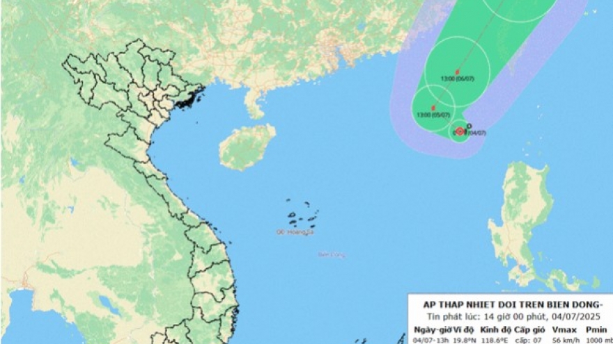 Tropical depression likely to strengthen into storm
